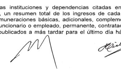 CUMPLIMIENTO DE LA LEY 5189, ART. 7 RESUMEN ANUAL DE ASIGNACIONES 2023